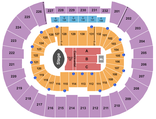 Legacy Arena Eric Church Seating Chart